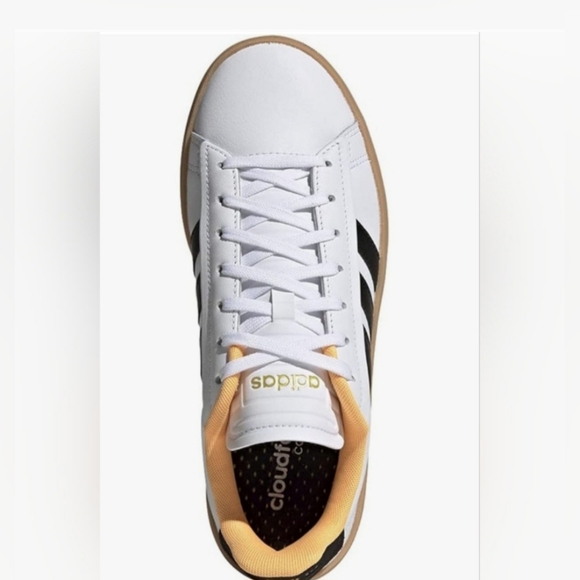 Adidas Grand Court Alpha White Flash Orange Size 10 - Picture 2 of 9